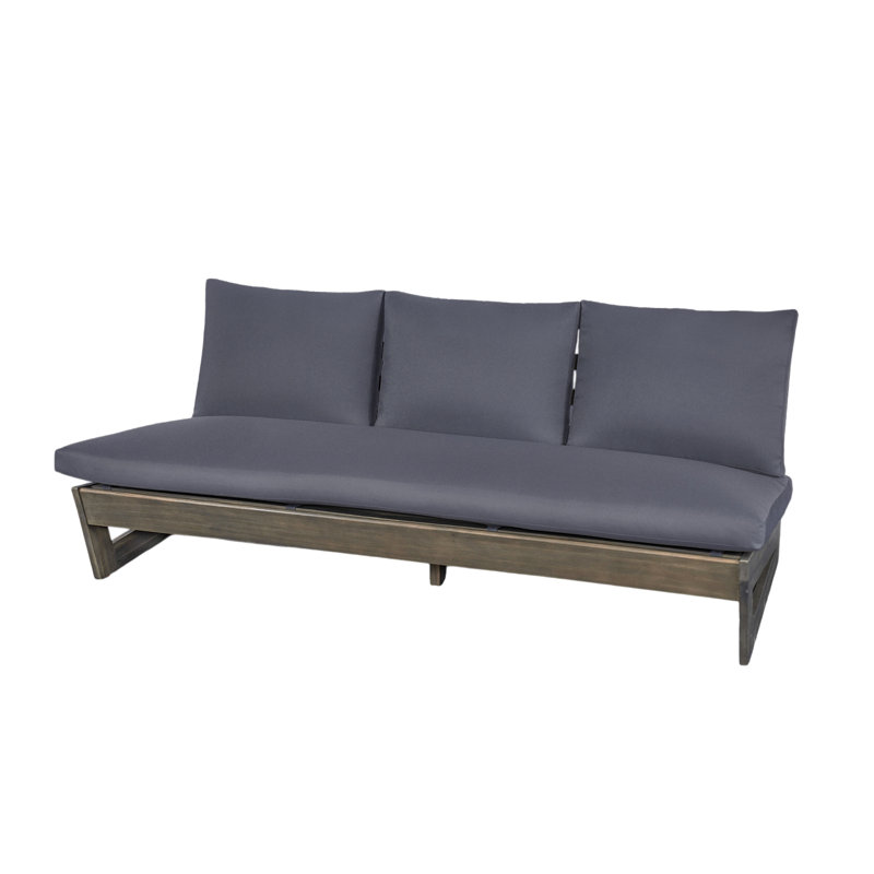 Louise Outdoor Conversation Set, Dark Gray, Gray