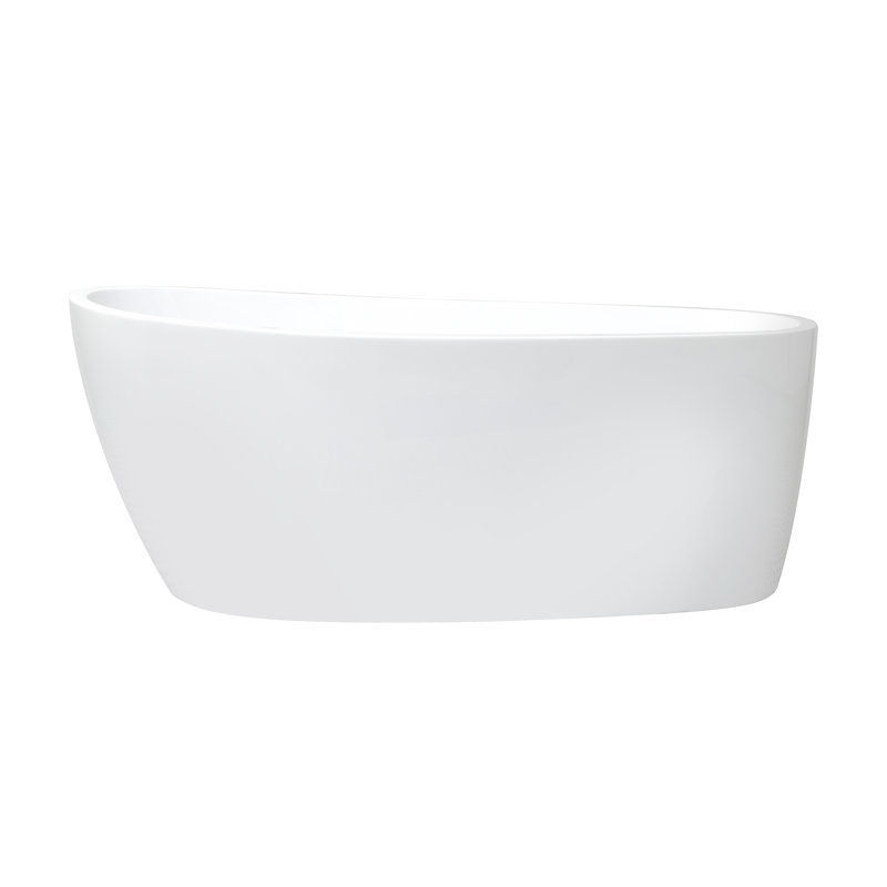Violet 69'' x 31.5'' Soaking Acrylic Bathtub