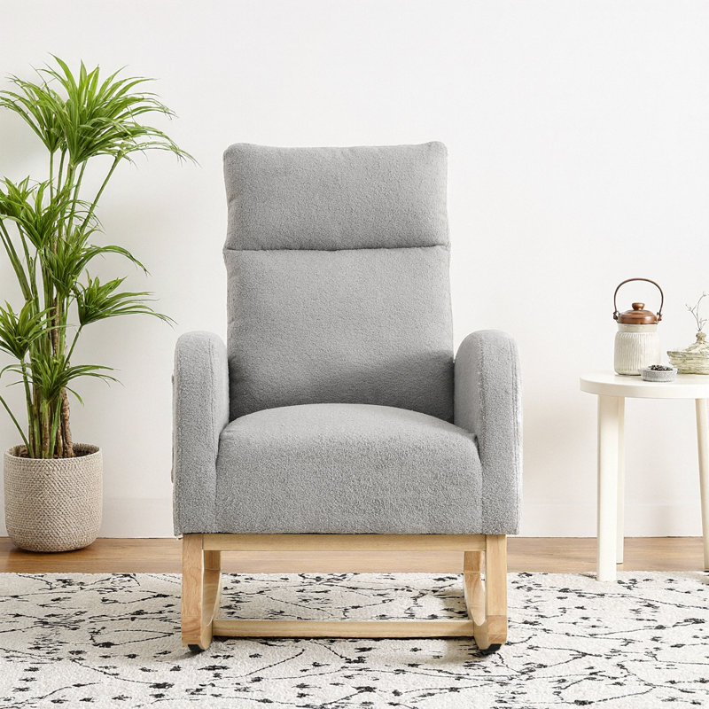 Fauteuil à bascule Teddy, Gris