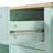 Kitchen Island On Wheels With Adjustable Shelves And Drop, Mint Cart Storage Rubberwood Countertop, 5 Wheels, 3 Drawers, Shelf For Various Purposes-1134467762