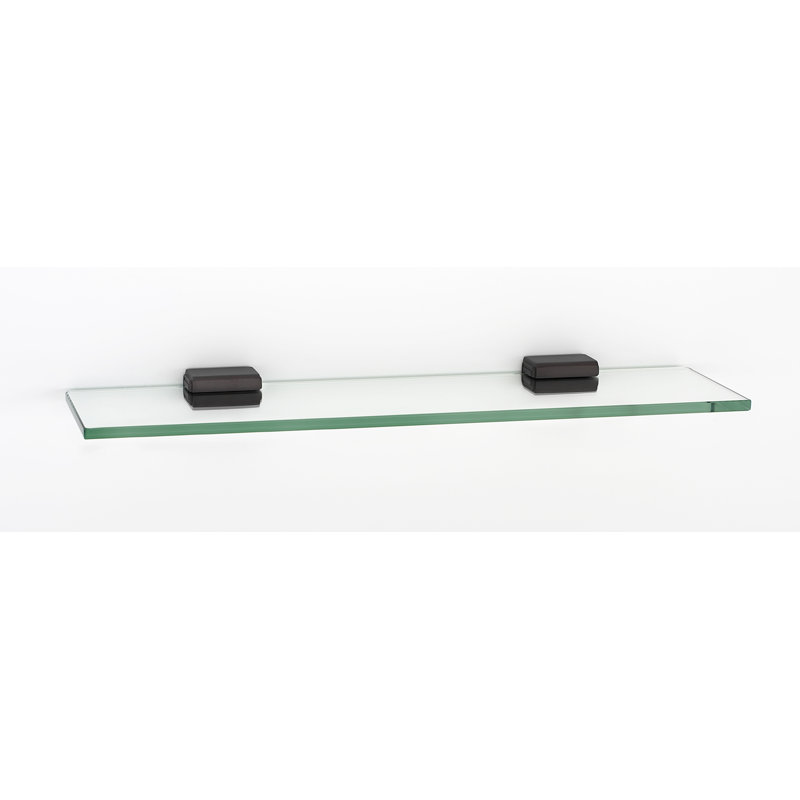 Cube Bracket Shelf, Chocolate Bronze, 24"