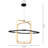 Richas 3 - Light Dimmable LED Lantern Square / Rectangle Chandelier
