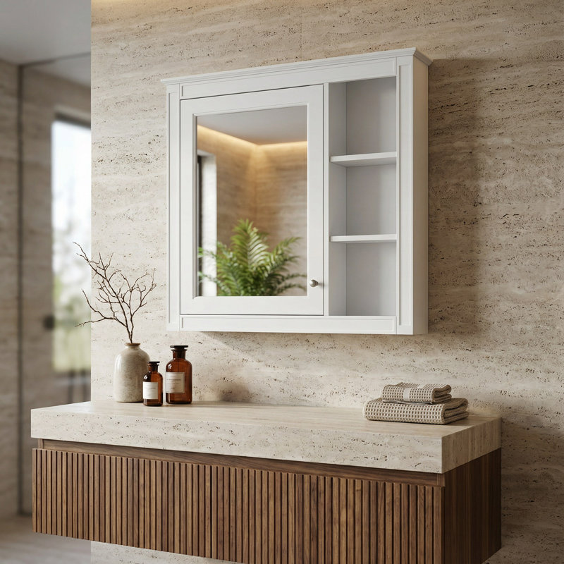 Mizani Bathroom Cabinet, White