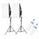 135W Bulb Single Head Soft Light Box Two Lighting Kit
