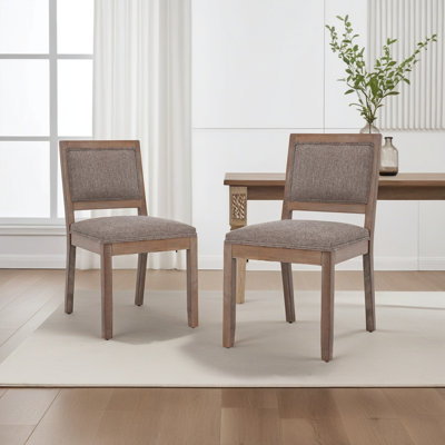 Linen Upholstered Side Chair