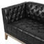 Canapés spacieux, 100 % PU et structure en bois, Chesterfield moderne pour la maison-766870878