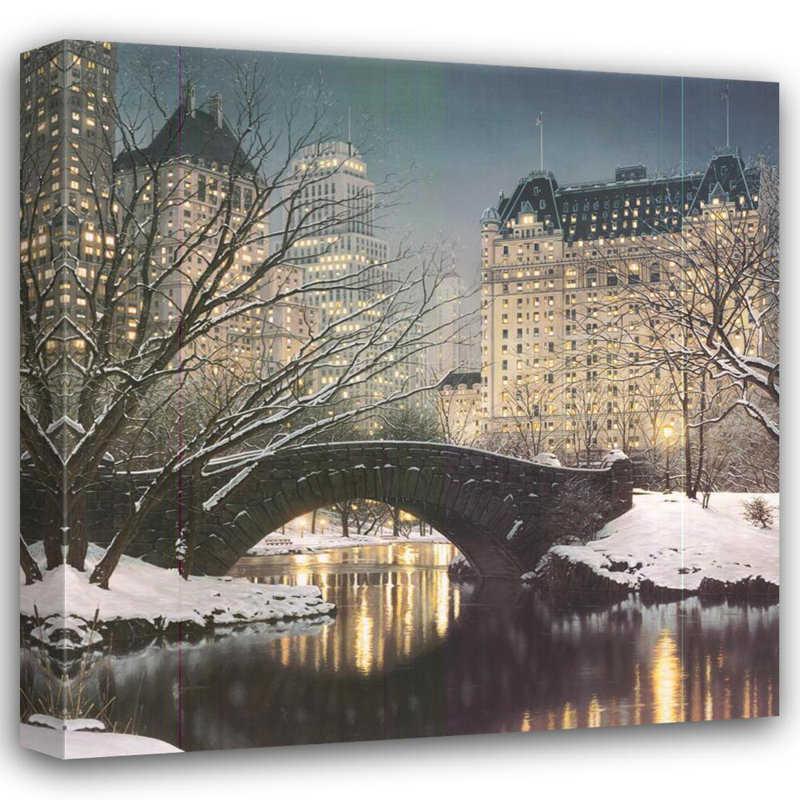 Twilight in Central Park, 20" H x 20" W
