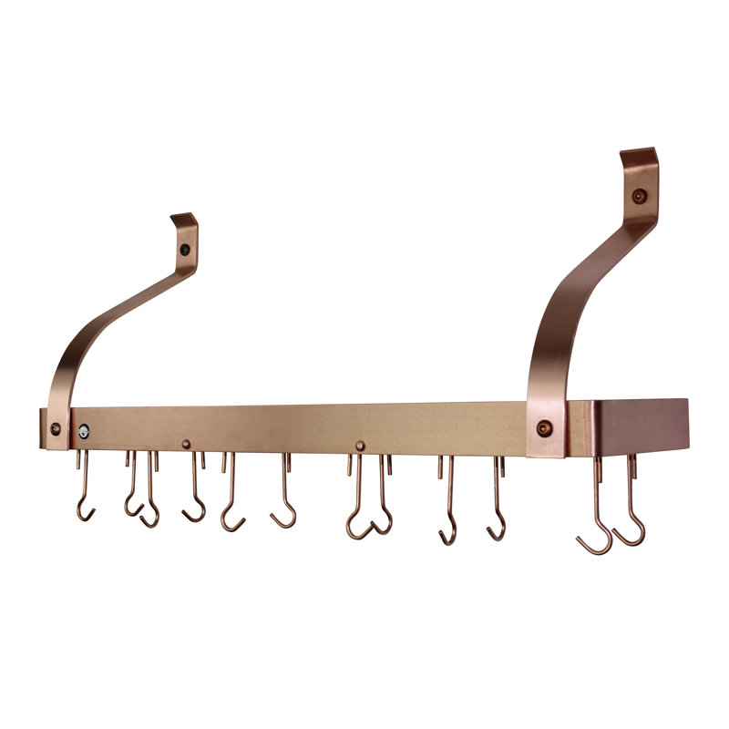 Handcrafted Gourmet Wall Mounted Pot Rack