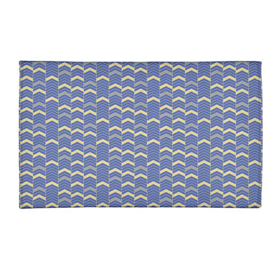 Chenille Chevron Indoor Rug