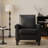 Alrun Upholstered 29" Wide Faux Leather Armchair-1836319326