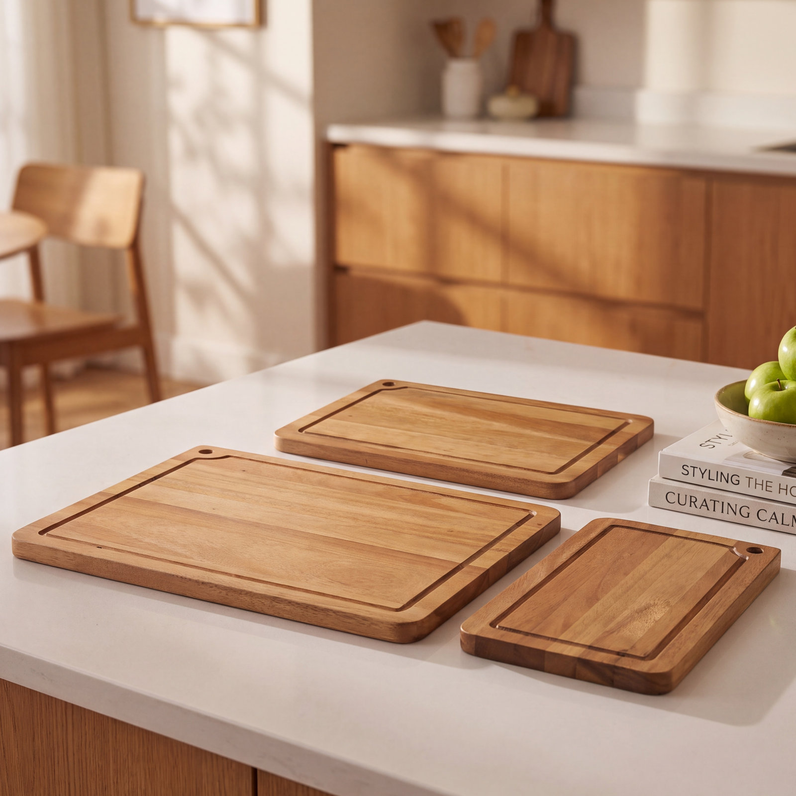Sango Atelier Acacia 3-Piece Cutting Board Set