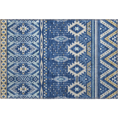 Premium Machine Washable Crestover AMF1851 Aztec Rug