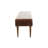 Casmir Genuine Leather Upholstered Bench