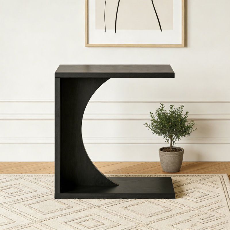 C-Shaped Sofa Side Table Couch Table
