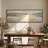 Framed Canvas Wall Art - Serene Lake Horizon with Golden Light Reflection - 16"x24", 24"x36"-346998778-346998776