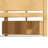 Queen Over Queen Wood Bunk Bed With Side Tray, Storage Shelves And Upgraded Slat System, Light Natural Finish-214647616