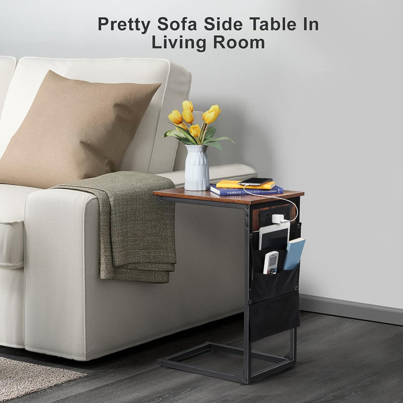 Ensemble de tables de bout avec rangement Riey