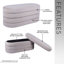 Banc repose-pieds avec rangement, banc de chambre