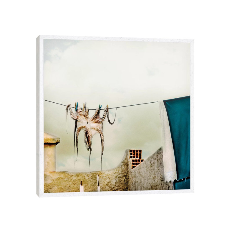Tote Hose by Ambra - Print on Canvas, White Framed, 45.72 cm H x 45.72 cm W