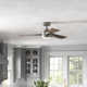 Peppadew 44'' 3 Blade Ceiling Fan with LED Light Kit