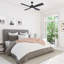 Ventilateur de plafond standard à 4 pales de 52 po avec télécommande et ensemble d'éclairage inclus Farnam-962856631