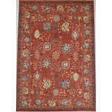 Transitional One-of-a-Kind Rectangle 9'10" X 14'2" Hand Knotted Area Rug