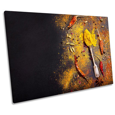 Hot Chilli Spices Kitchen 1 Piece Wrapped Canvas Wall Art