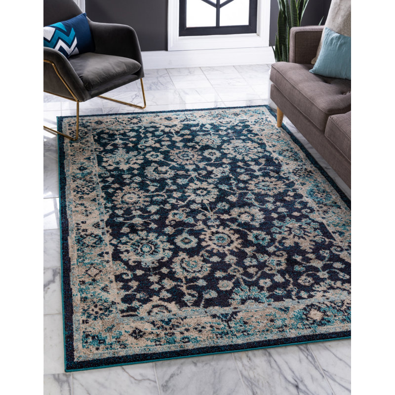 Kalf Abstract Indoor Rug, Rectangle 5'3" x 7'9"