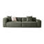 Coussin modulaire en polyester vert-1019986418