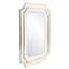 Miroir festonné Ethan - blanc-1006941449