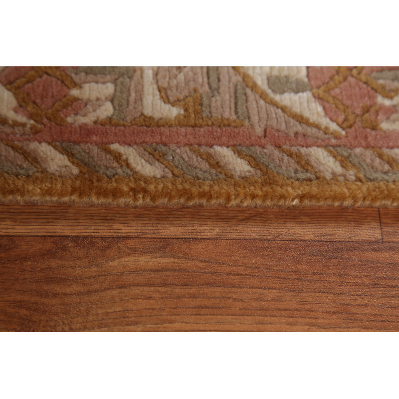 Tapis oriental en laine népalais noué à la main 2 pi 2 po x 3 pi 10 po