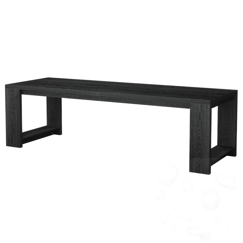 Two Person Conference Table, Black