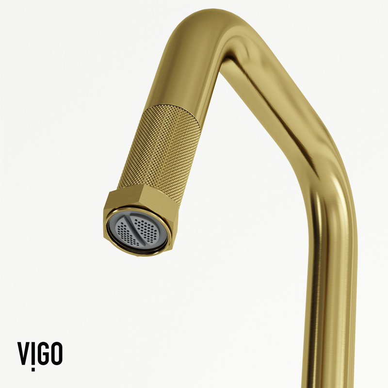 Hart 18 H 1-handle Pull-Down Kitchen Faucet, Matte Brushed Gold
