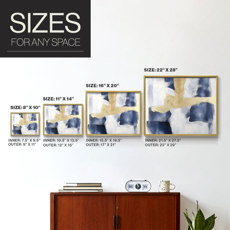Série abstraite XL XL, reproduction encadrée, H 11 po x l 14 po