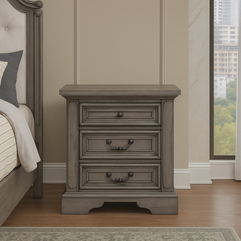 Minakshi grand, 3 pièces, Grand, 3 Pcs: Bed, 2 Nightstands
