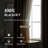 Vishrut Linen Blended Slub Textured 100% Blackout Back Tab Curtain Pair-1521521785-1513606304