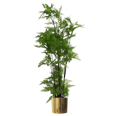150cm Faux Moss Tree in Metal Planter