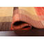 Tapis multicolore en laine noué à la main de conception unique 3 pi 1 po x 5 pi 4 po Diona