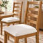 Ensemble de salle à manger extensible Cavressa 6 pièces, table à pied centrale en bois naturel avec rallonge amovible de 45 cm, 4 chaises à dossier échelle et banc de 112 cm-611896037