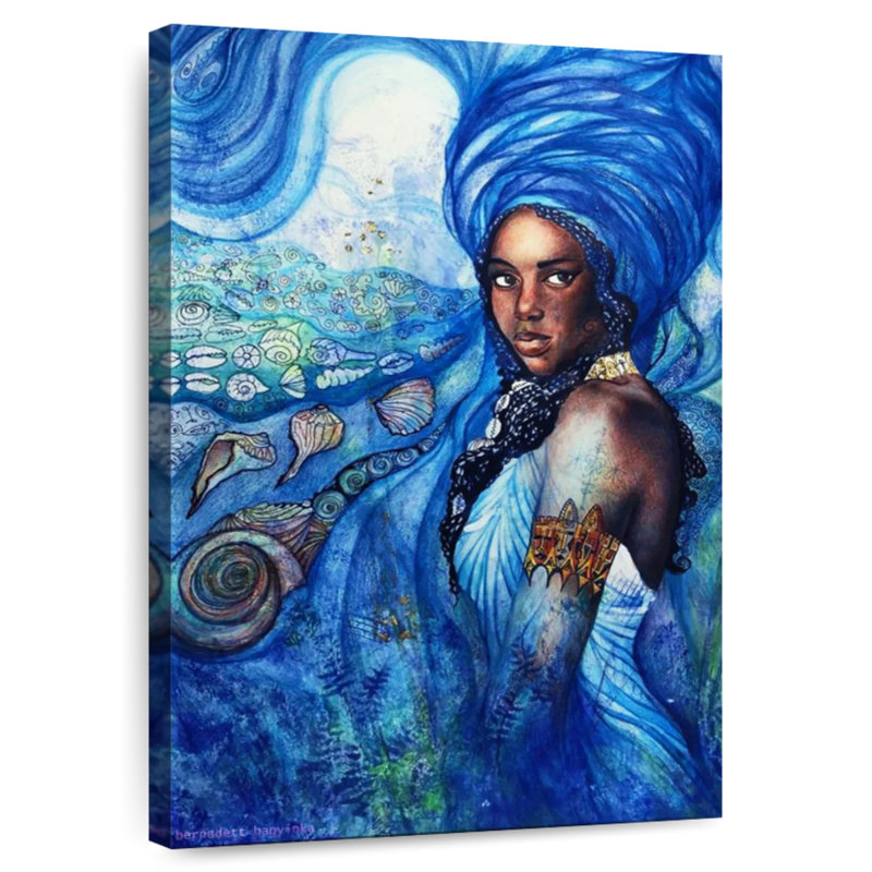 Goddess Yemoja, 51" H x 34" W