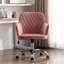 Chaise de travail ergonomique en velours Sekani-1704495224-1704495226