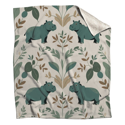 Hippo Leaf Motif Blankets