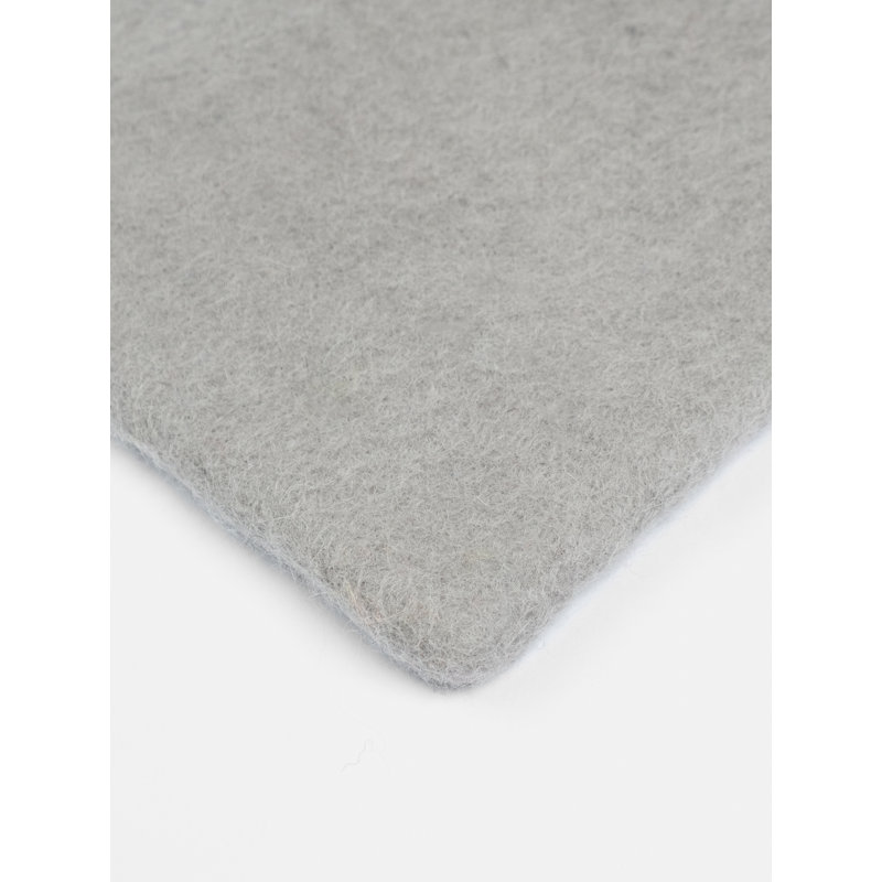 Solid Colour Wool Hand Woven Area Rug, Rectangular 70 x 100cm