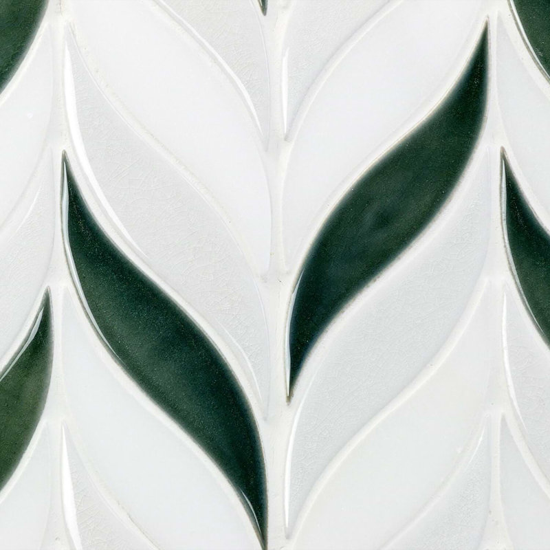Nabi Sprig Marble And Tile- Final Sale, Deep Emerald