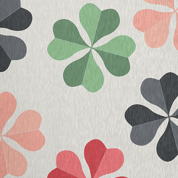 Chenille Floral Indoor Rug, Rectangle 8' x 10'