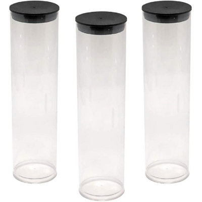 Plastic Storage Tubes 2" X 8.25"
