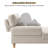 Davene Upholstered Chaise Lounge with Adjustable Backrest-1115440173