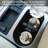 Messy Hair Cow Single Round Absorbent Stone Car Coaster