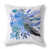 Motif floral bleu / blanc
