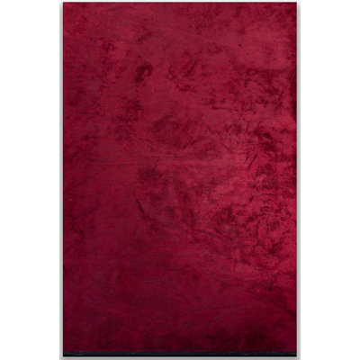 Rapture Hand-Knotted Cotton Red Area Rug